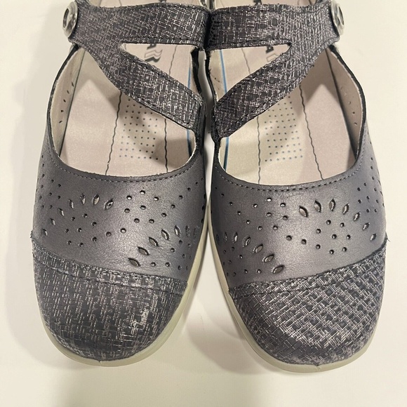 ROMIKA Women's Cassie 55 Charcoal Black Leather Mary Jane Casual Shoes EUC - Picture 9 of 12